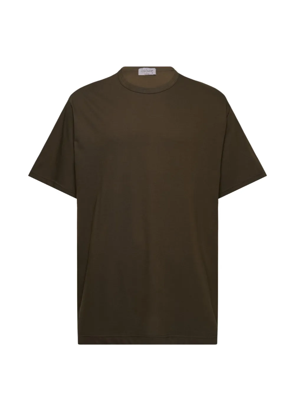 Yohji Yamamoto round-neck short-sleeve T-shirt - Grün