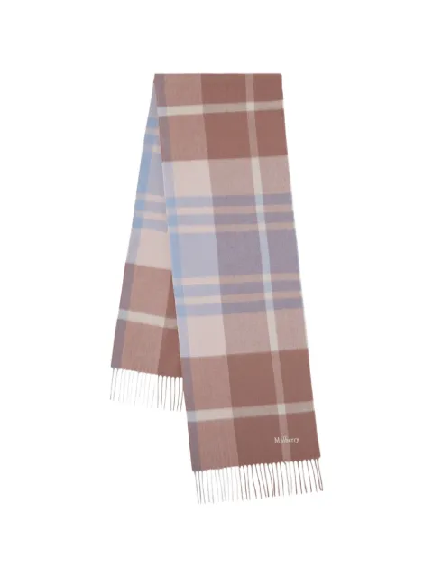 Mulberry small check scarf