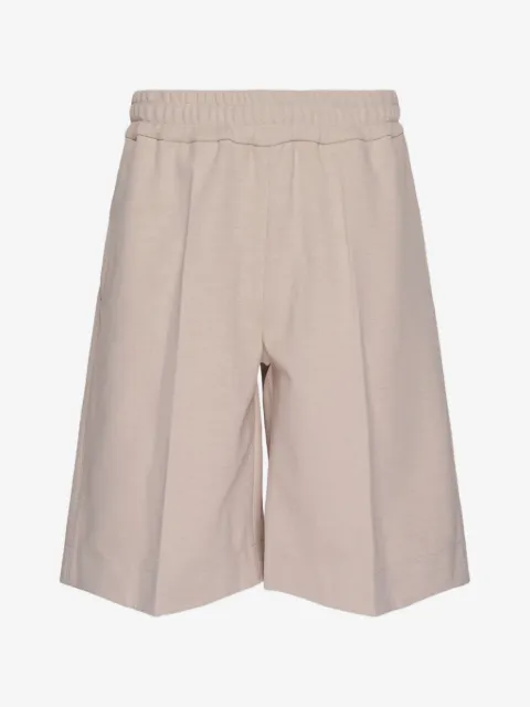Jil Sander pressed-crease cotton shorts