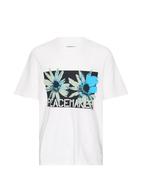 OAMC Peacemaker flower-print regular cotton T-shirt