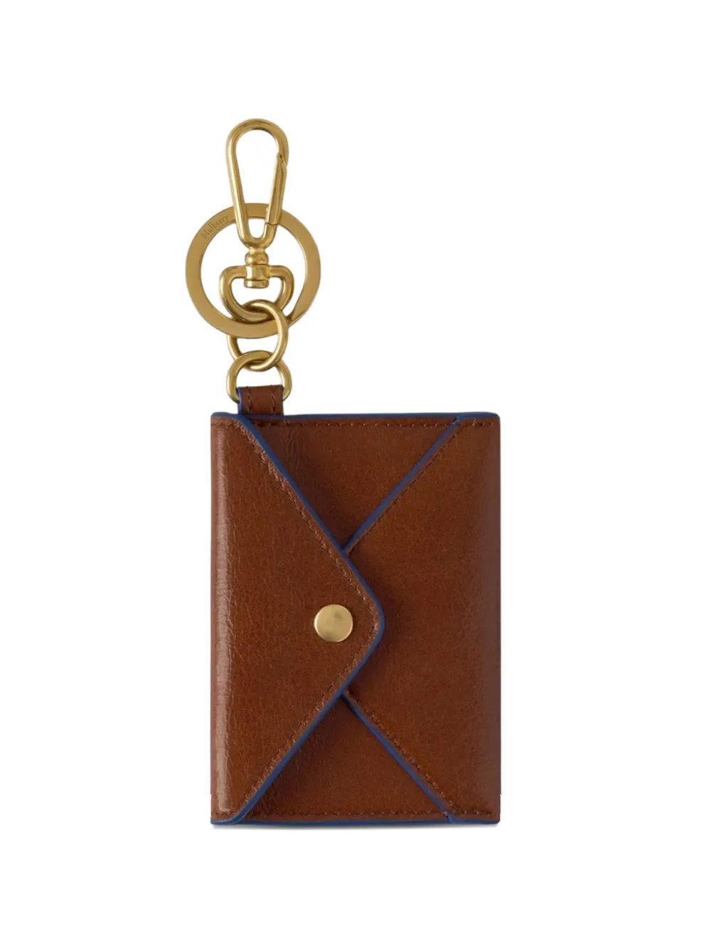 Mulberry love letter leather card holder - Marrone