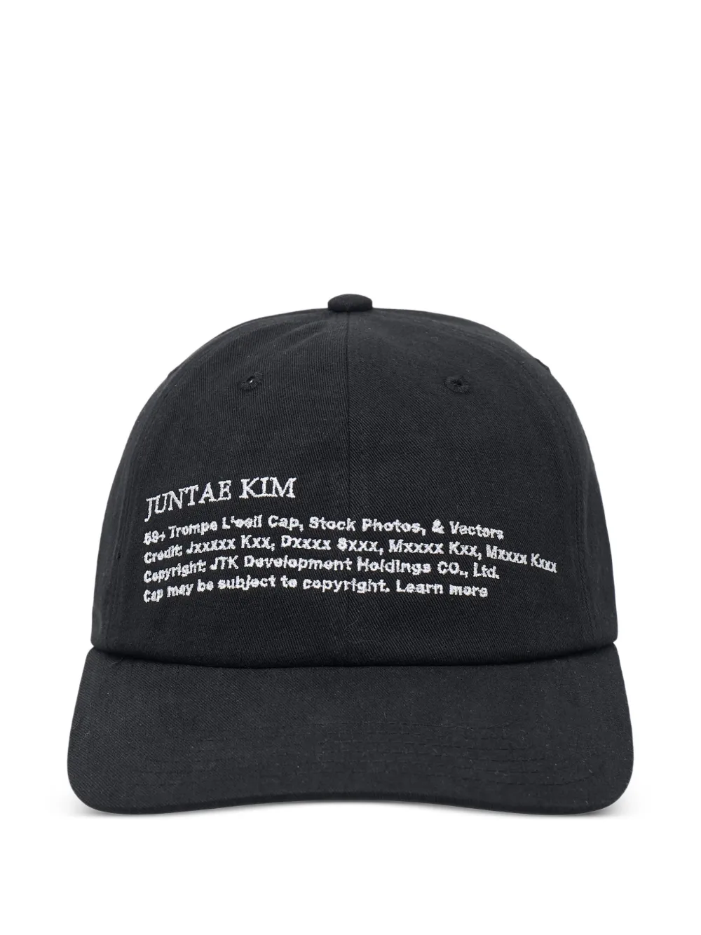 Juntae Kim Copyright Cap In Black