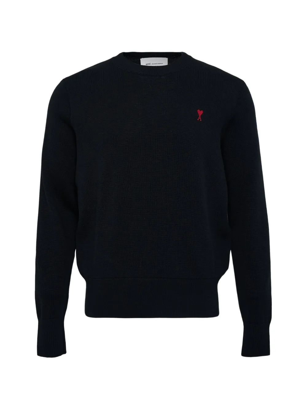 AMI Paris 아미 드 쾨흐 크루넥 스웨터 | 블랙 | Image 1