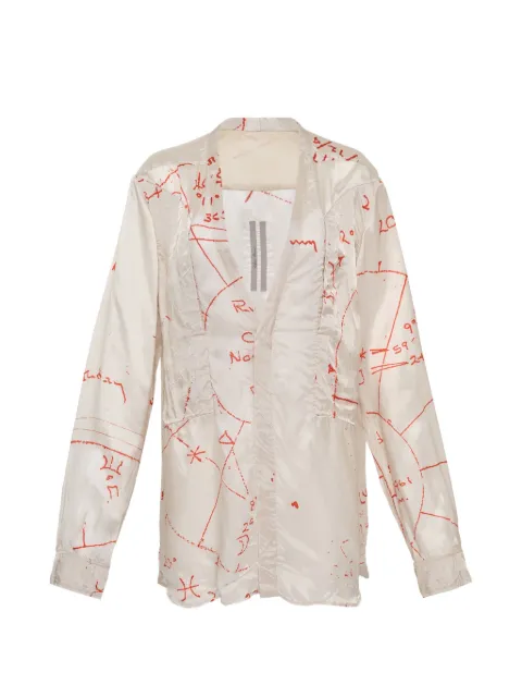 Rick Owens  camisa Larry Fogpocket