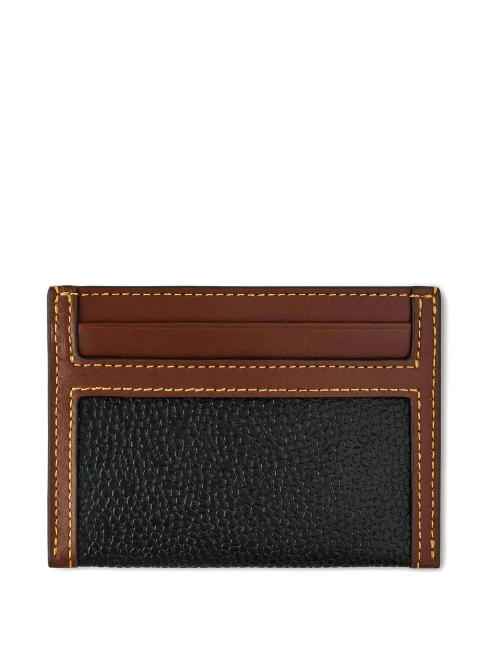 Mulberry Pasjeshouder met colourblocking en logo bedel Bruin