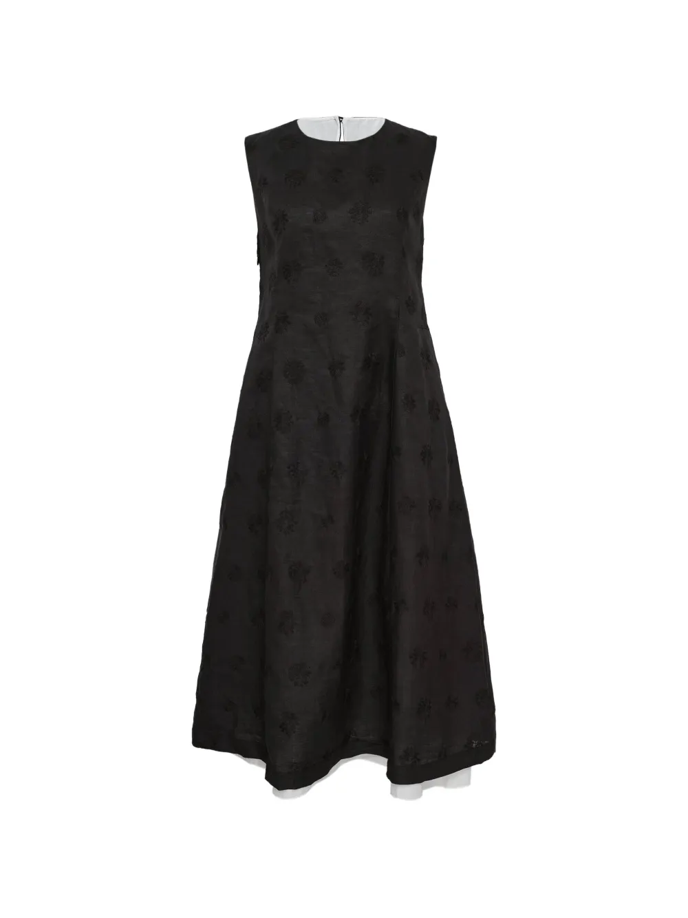 Renli Su sleeveless midi dress - Nero