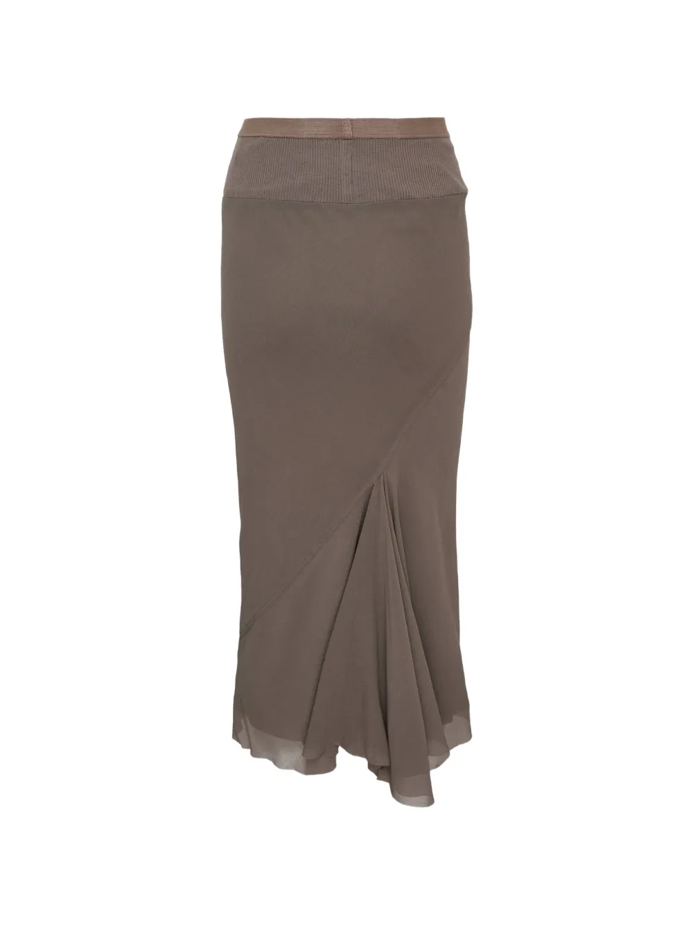 Rick Owens Knee Bias midi-rok Grijs