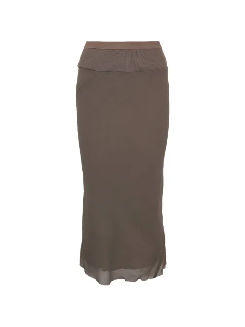 Rick Owens Knee Bias midi skirt