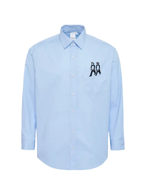 JUNTAE KIM embroidery-detail button-down shirt