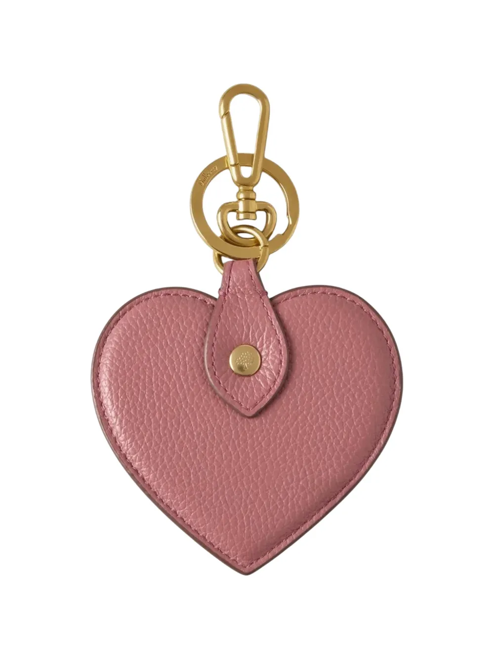 Mulberry heart-shaped keyring - Rosa