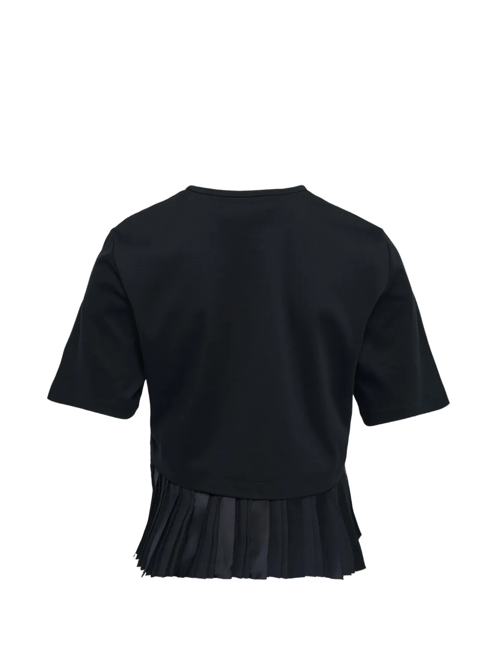  Club21 Pleated Knit Top - Black 
