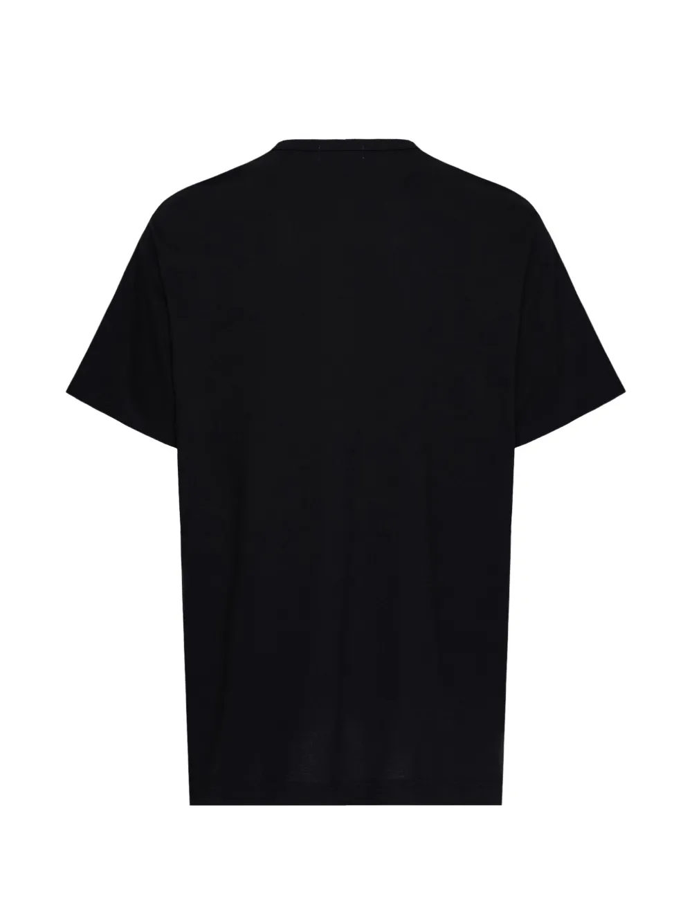 Yohji Yamamoto T-shirt met print Zwart