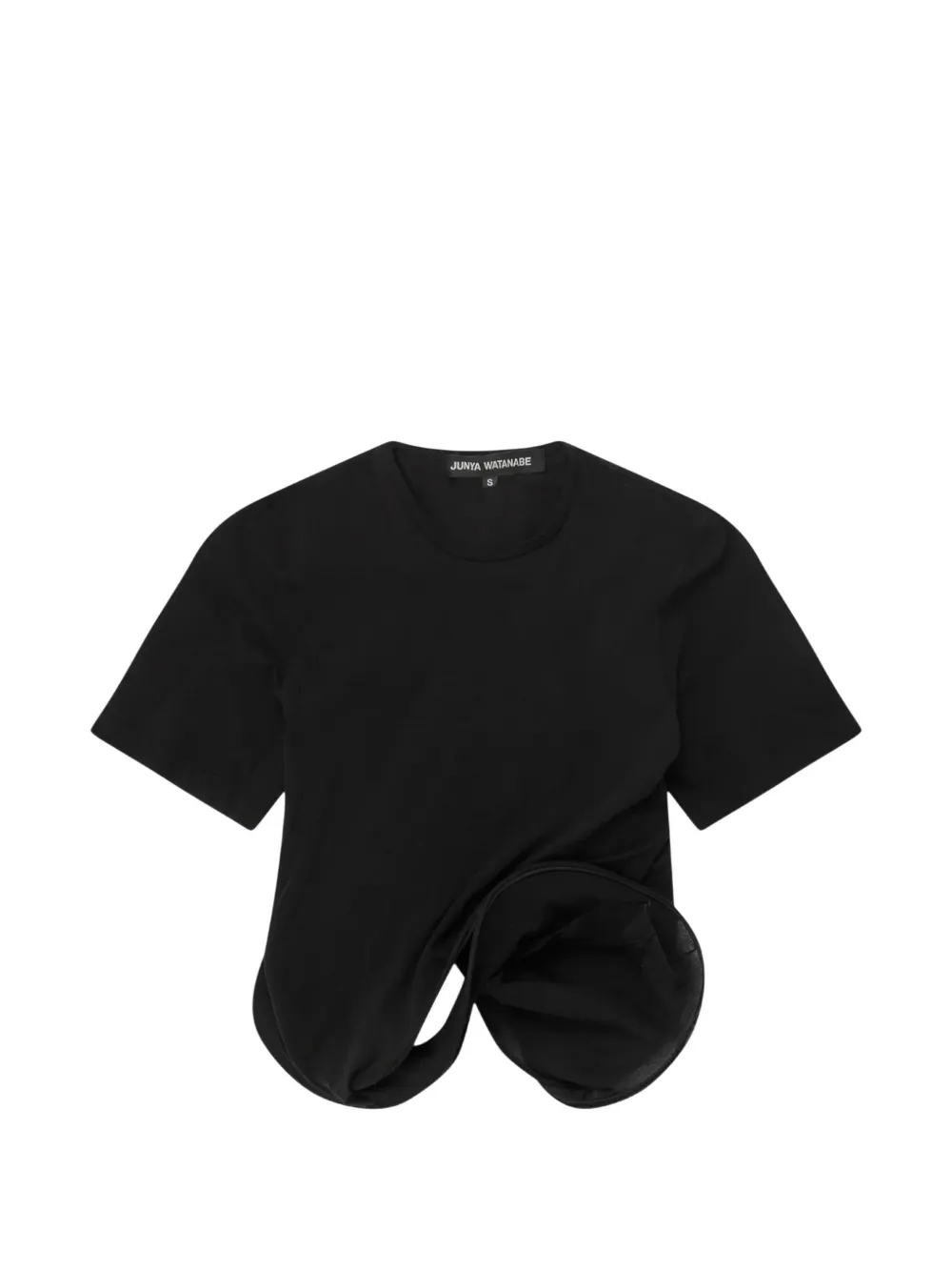 Junya Watanabe stretch jersey T-shirt - Nero