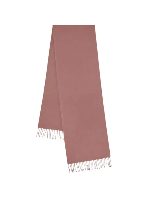 Mulberry fringed cashmere scarf