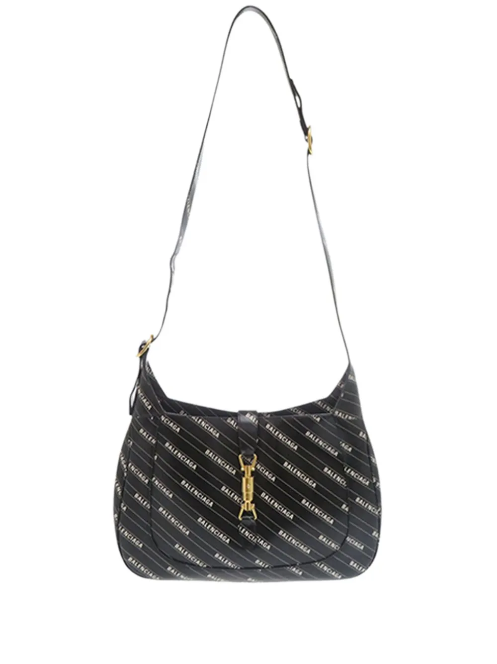 Gucci Pre-Owned 2016-2025 Balenciaga The Hacker Project Medium Calfskin Jackie 1961 crossbody bag - Nero