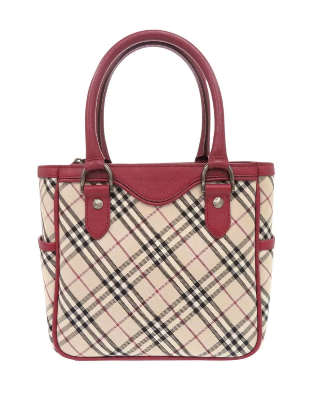Burberry Pre-Owned 2000-2017 Nova Check Canvas handbag - Rot