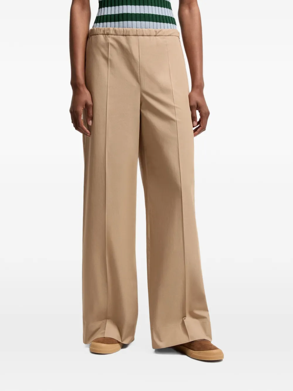 Moncler Popeline broek Beige