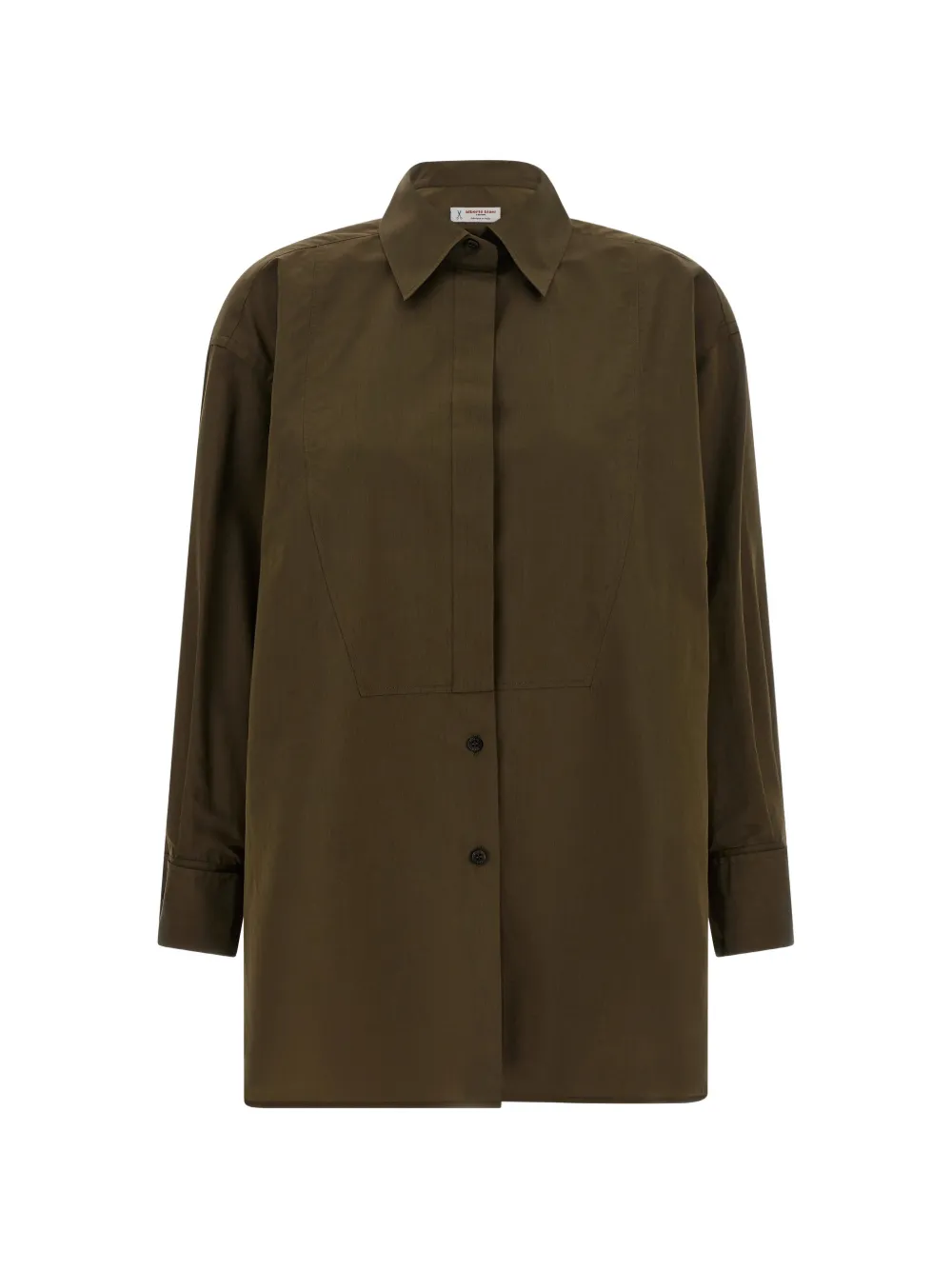 Alberto Biani smocking shirt - Marrone