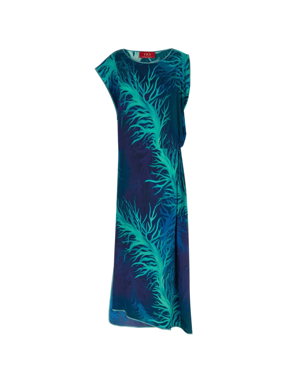 F.R.S For Restless Sleepers Briseide draped dress - Blau