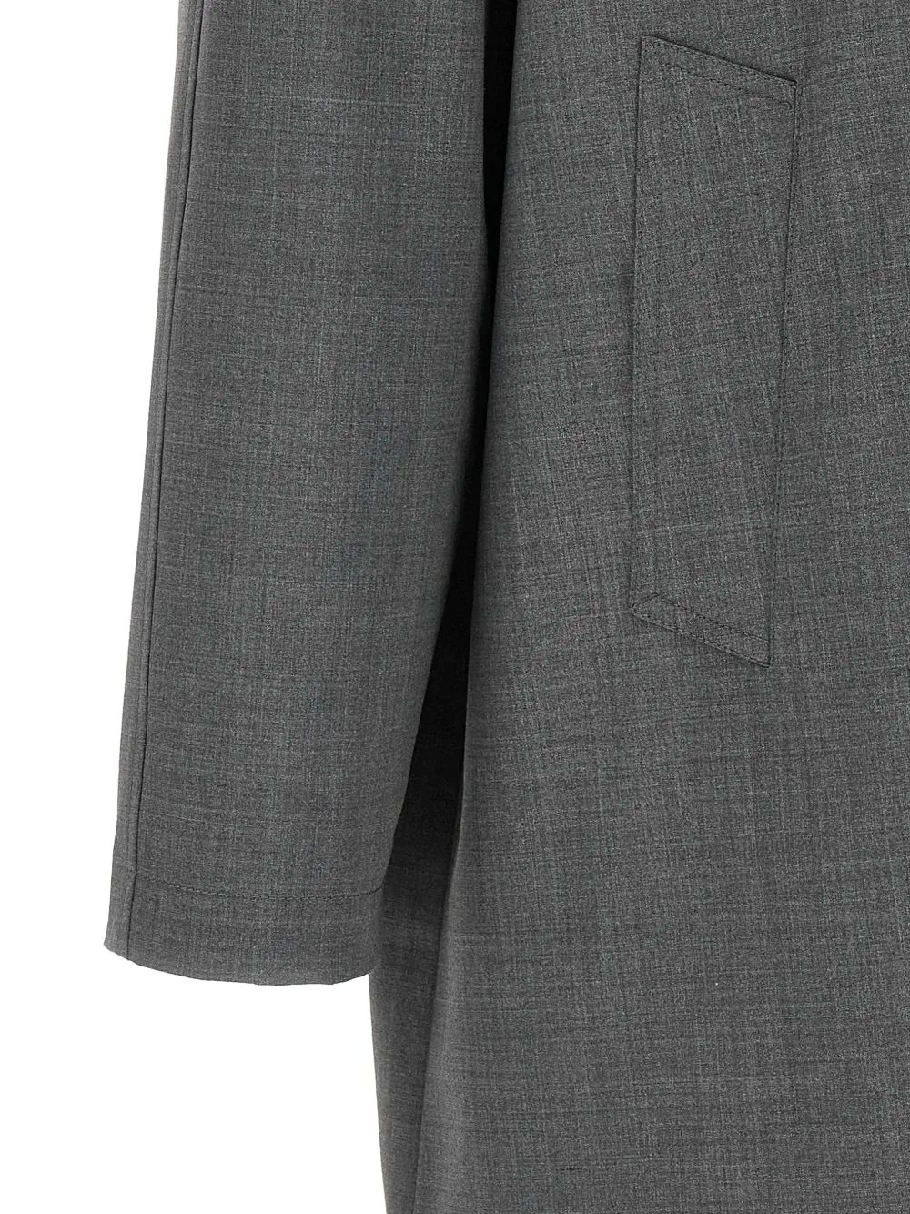 Herno Grey Reversible Raincoat In Gray