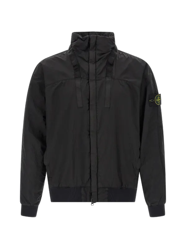 Stone Island ボンバージャケット | ブラック | FARFETCH JP