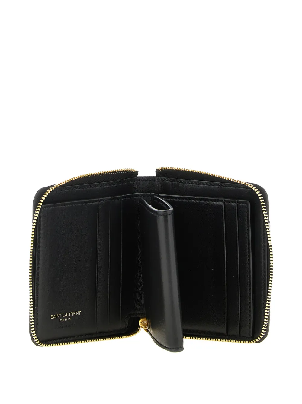  Saint Laurent Pegaso Wallet - Black 