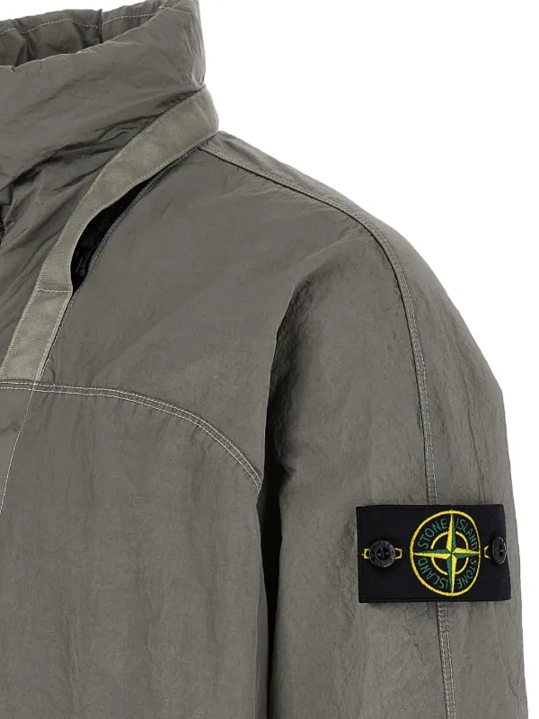 Stone Island フォールダブルフード ジャケット | グレー | FARFETCH JP