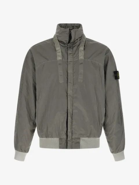 Stone Island chamarra con capucha plegable