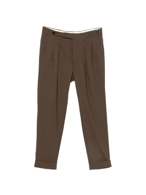 michael coal pleated trousers