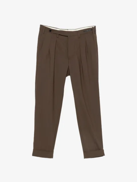 michael coal pleated trousers