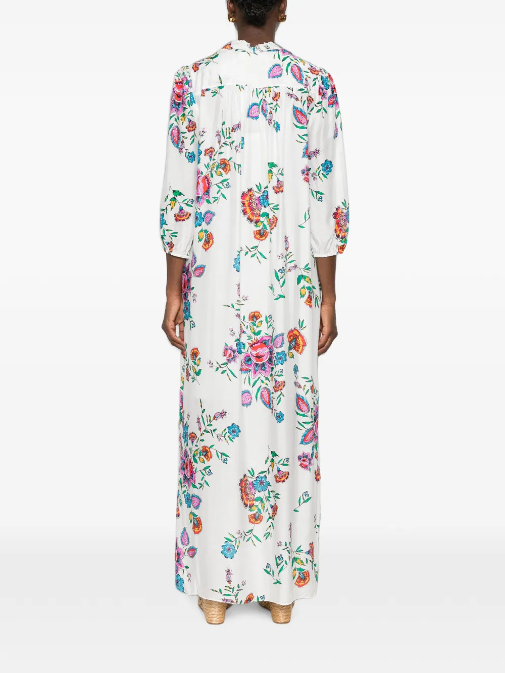 DVF Diane von Furstenberg Layla maxi-jurk Wit