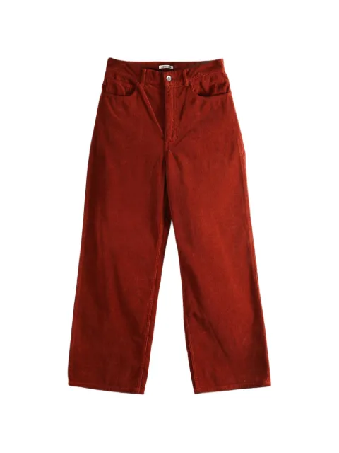 Auralee corduroy straight-leg trousers