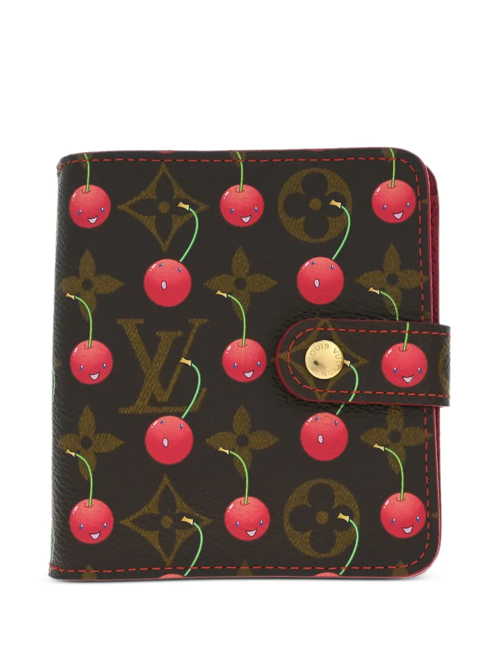 Louis Vuitton Pre-Owned Monogram Cherry wallet - Marrone