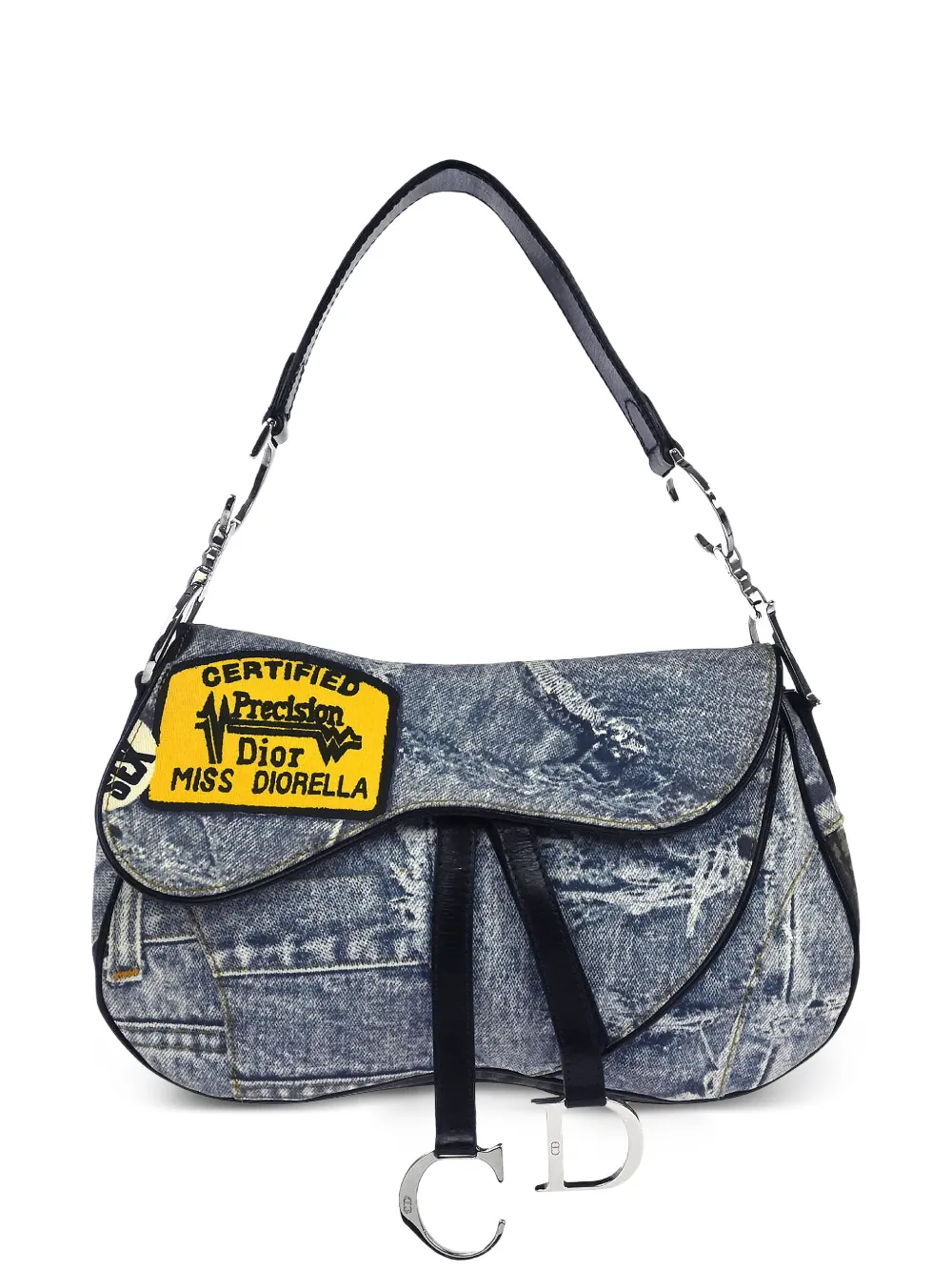 Christian Dior Pre-Owned Double Saddle handbag - Blu