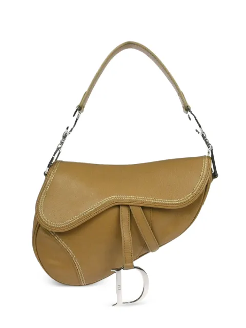 Christian Dior Pre-Owned bolsa de mano Saddle de piel