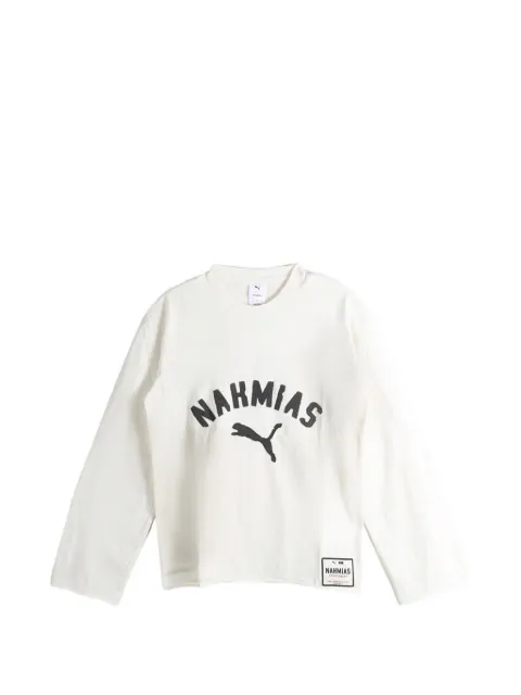 PUMA x Nahmias logo-print long-sleeve top