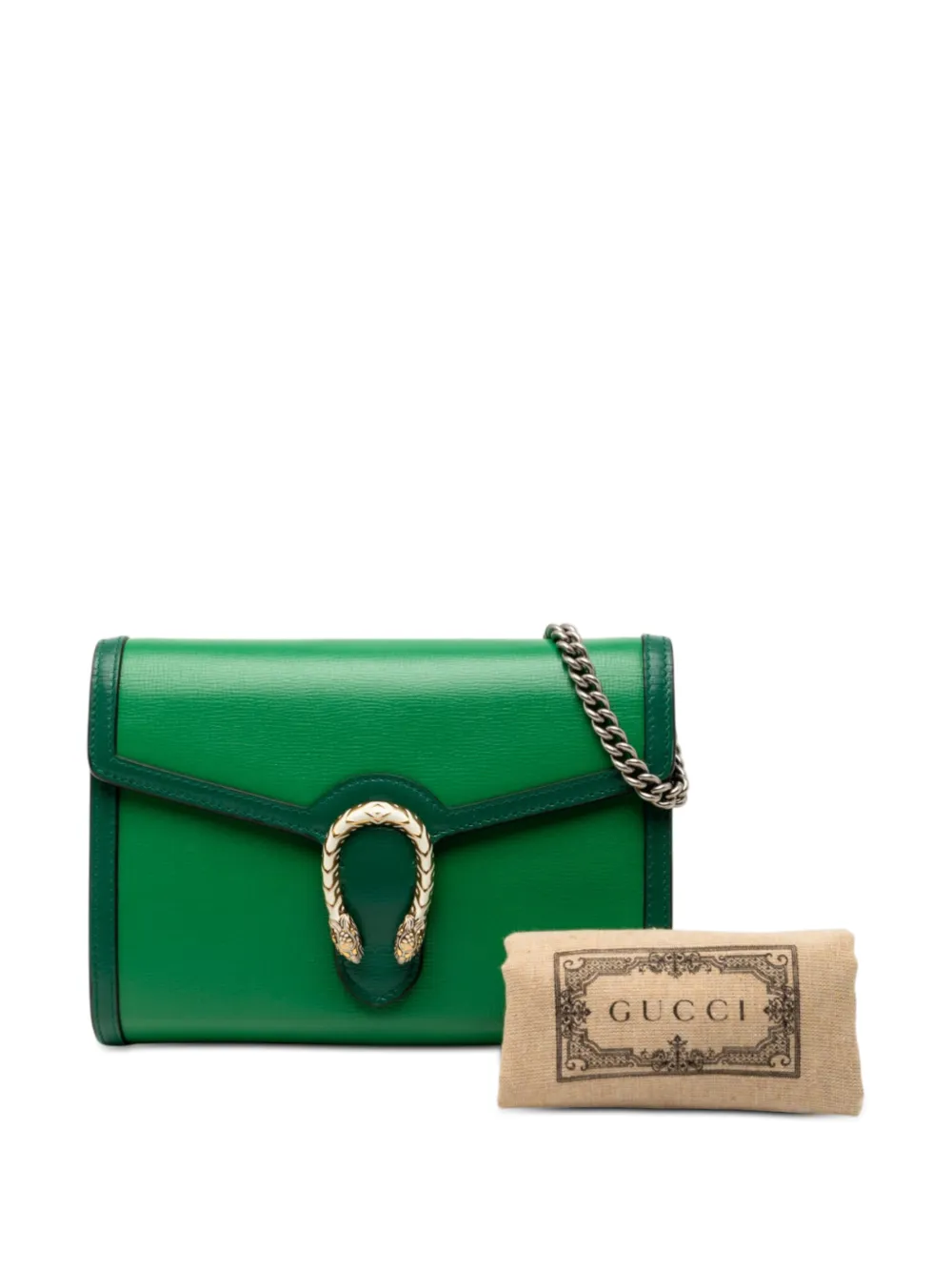 Gucci Pre-Owned 2000-2015 Leather Dionysus Wallet On Chain