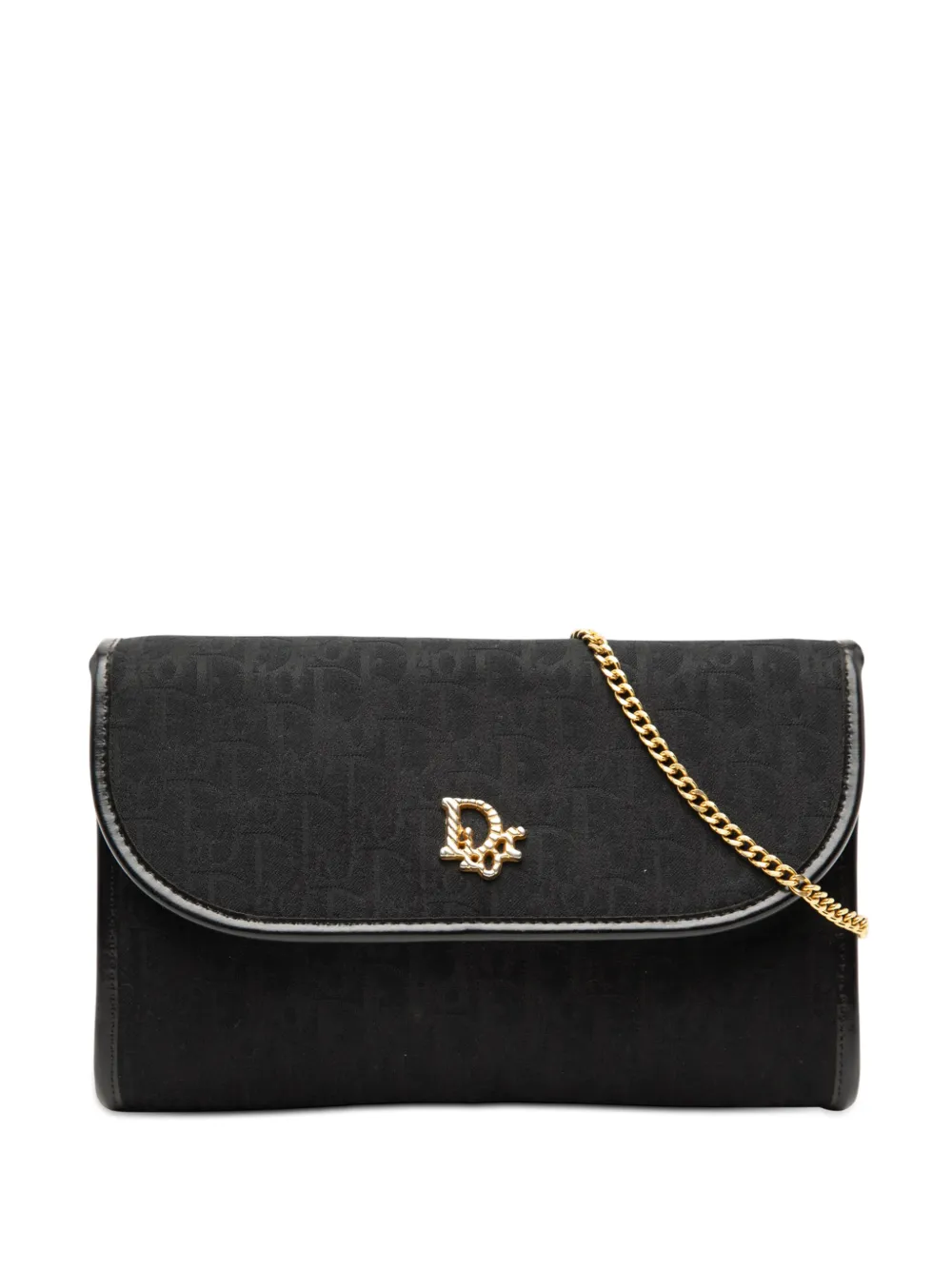 Christian Dior Pre-Owned 20th Century Diorissimo Trotter Canvas Chain crossbody bag - Schwarz