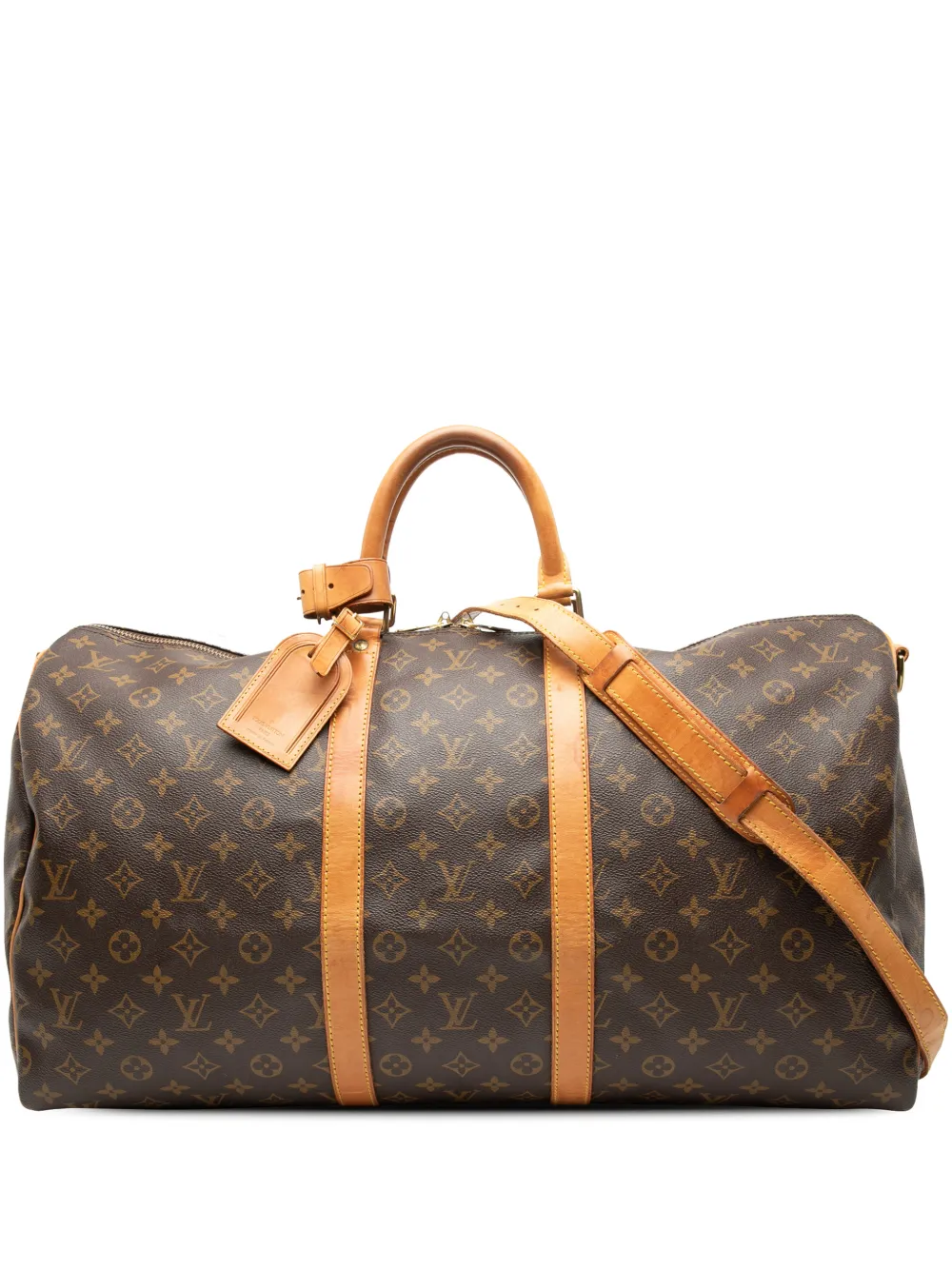 Louis Vuitton Pre-Owned 1992 Monogram Keepall Bandouliere 55 travel bag - Marrone