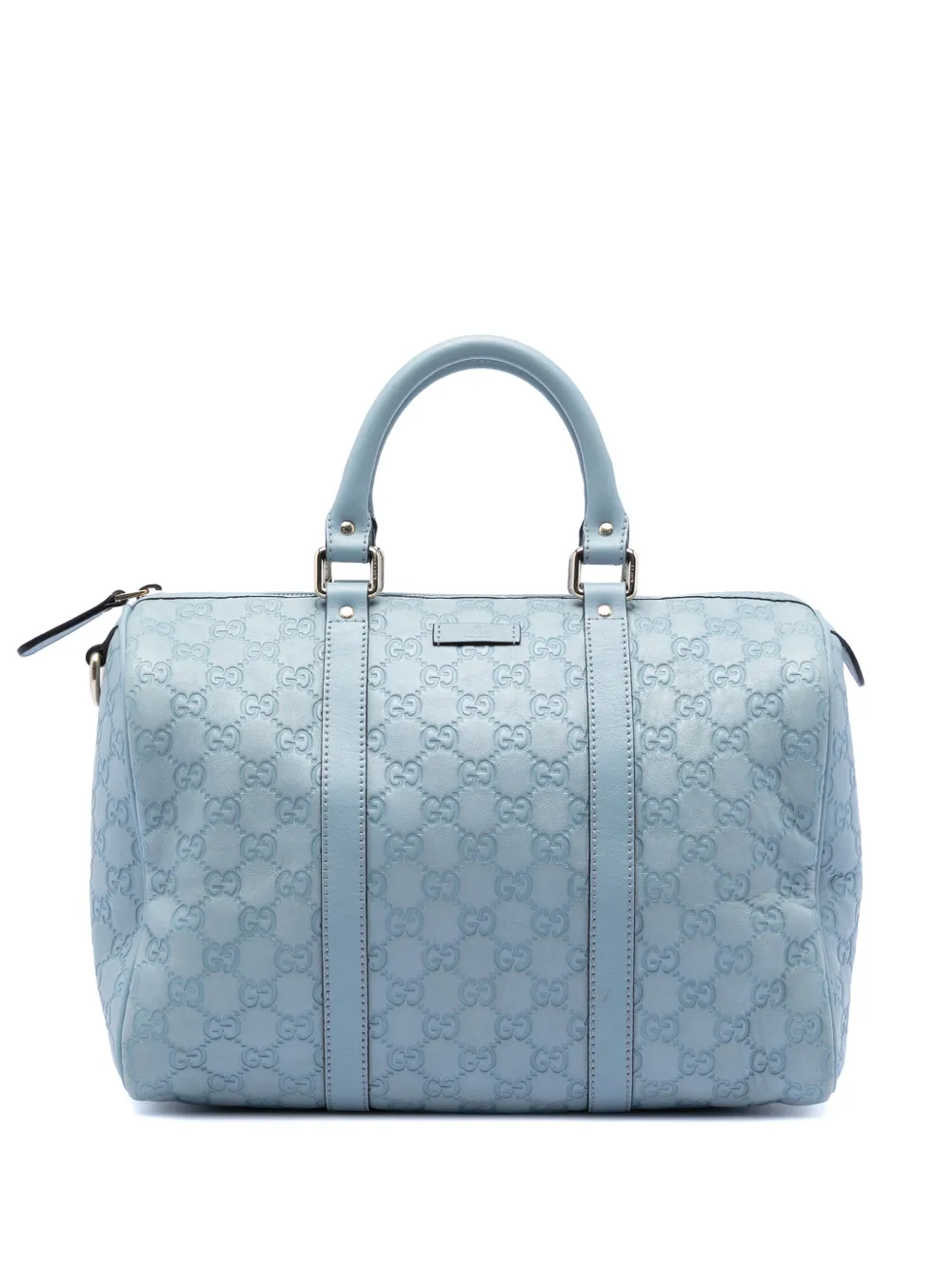 Gucci Pre-Owned 2016-2025 Medium Guccissima Joy boston bag - Blu