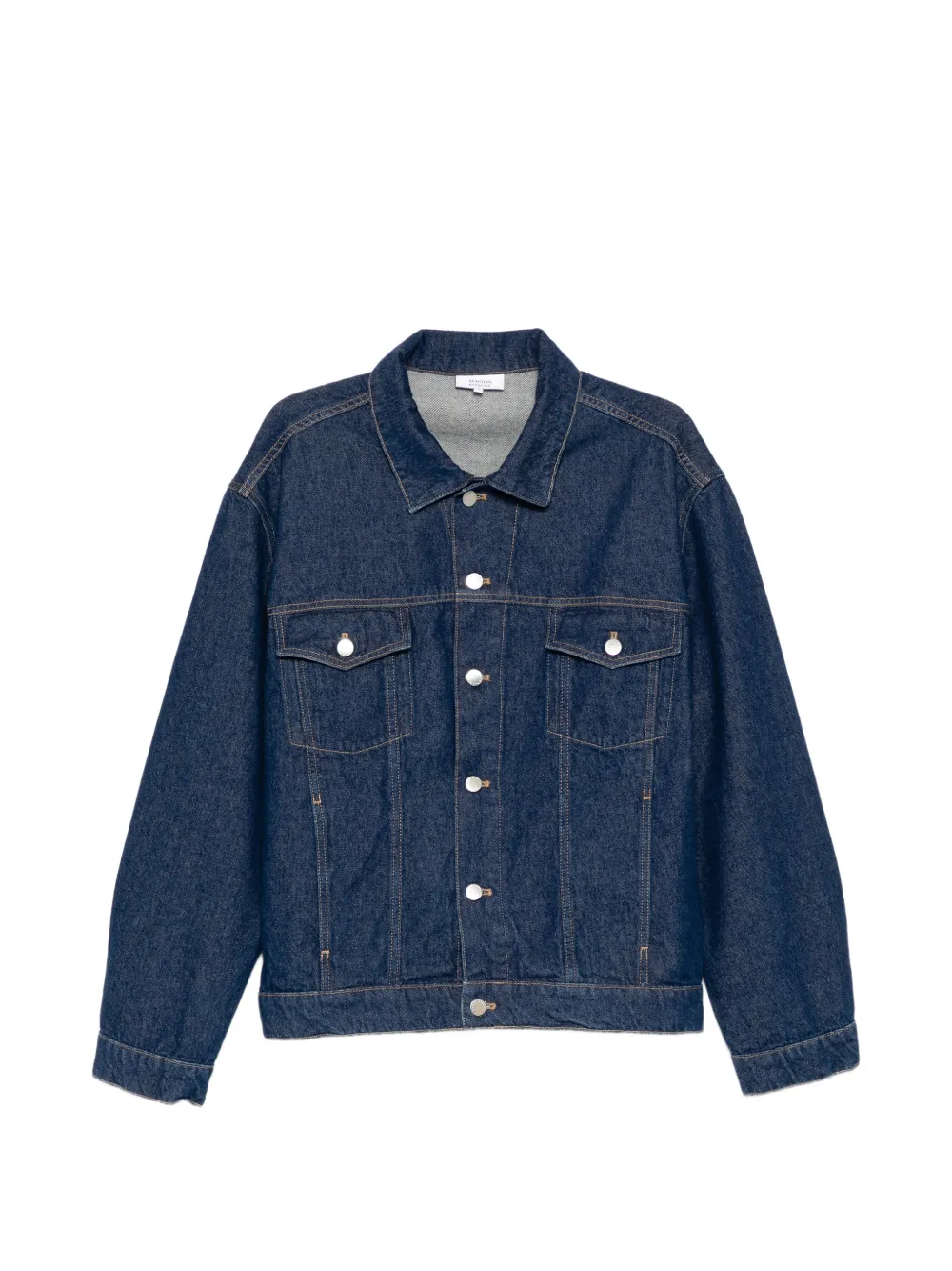 Maison Kitsuné denim trucker jacket - Blu