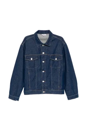 Maison Kitsuné パデッド デニムジャケット | ブルー | FARFETCH JP