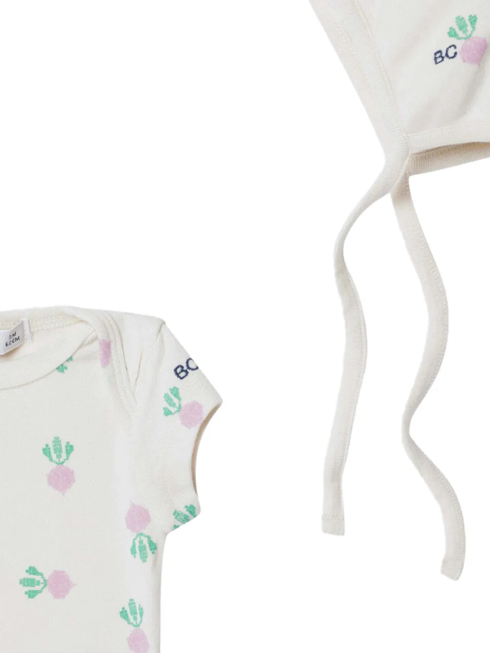 Bobo Choses Pixel Sugar Beet romperset Beige