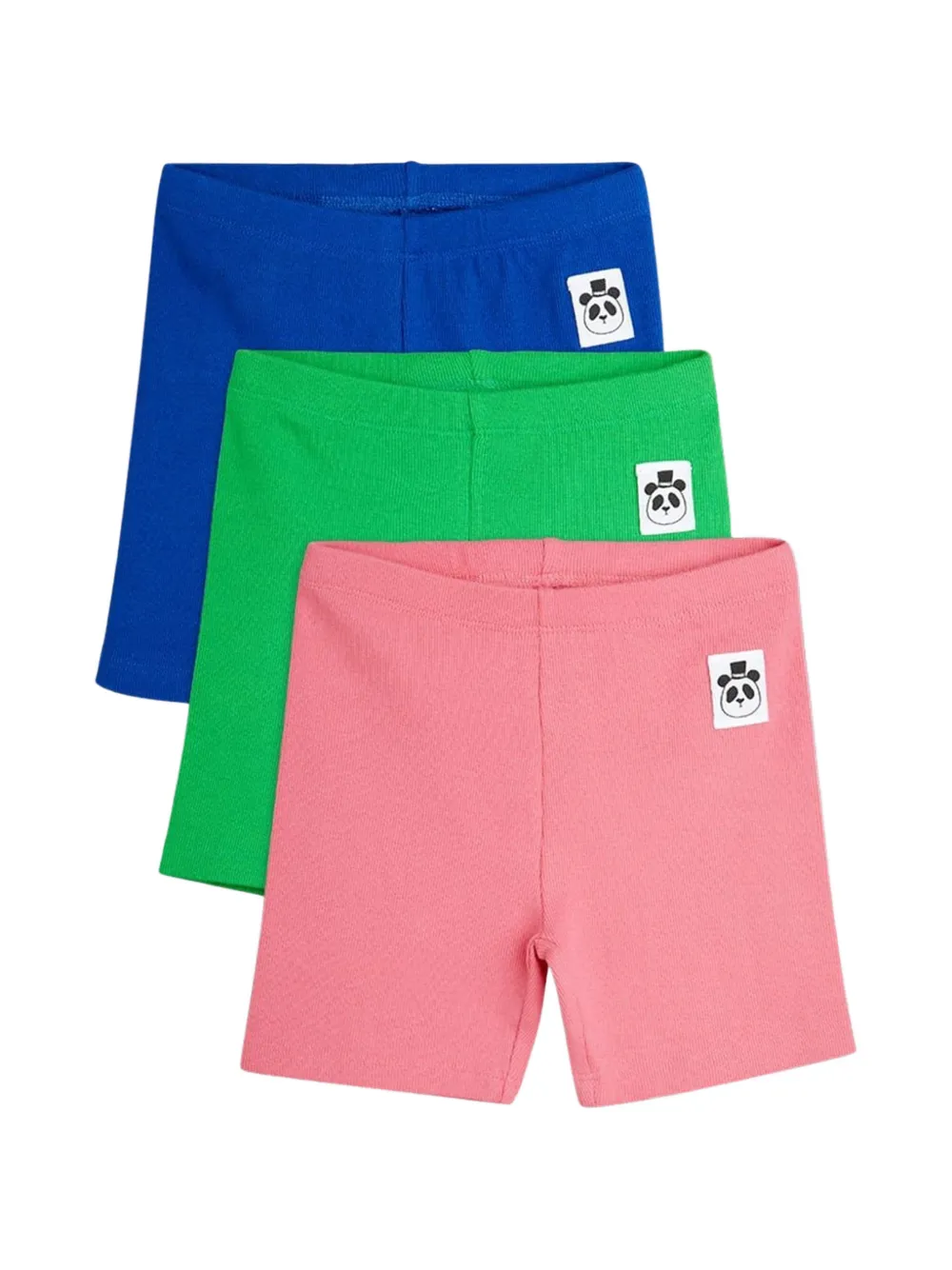 Mini Rodini Solid bikershorts (set van drie) Roze