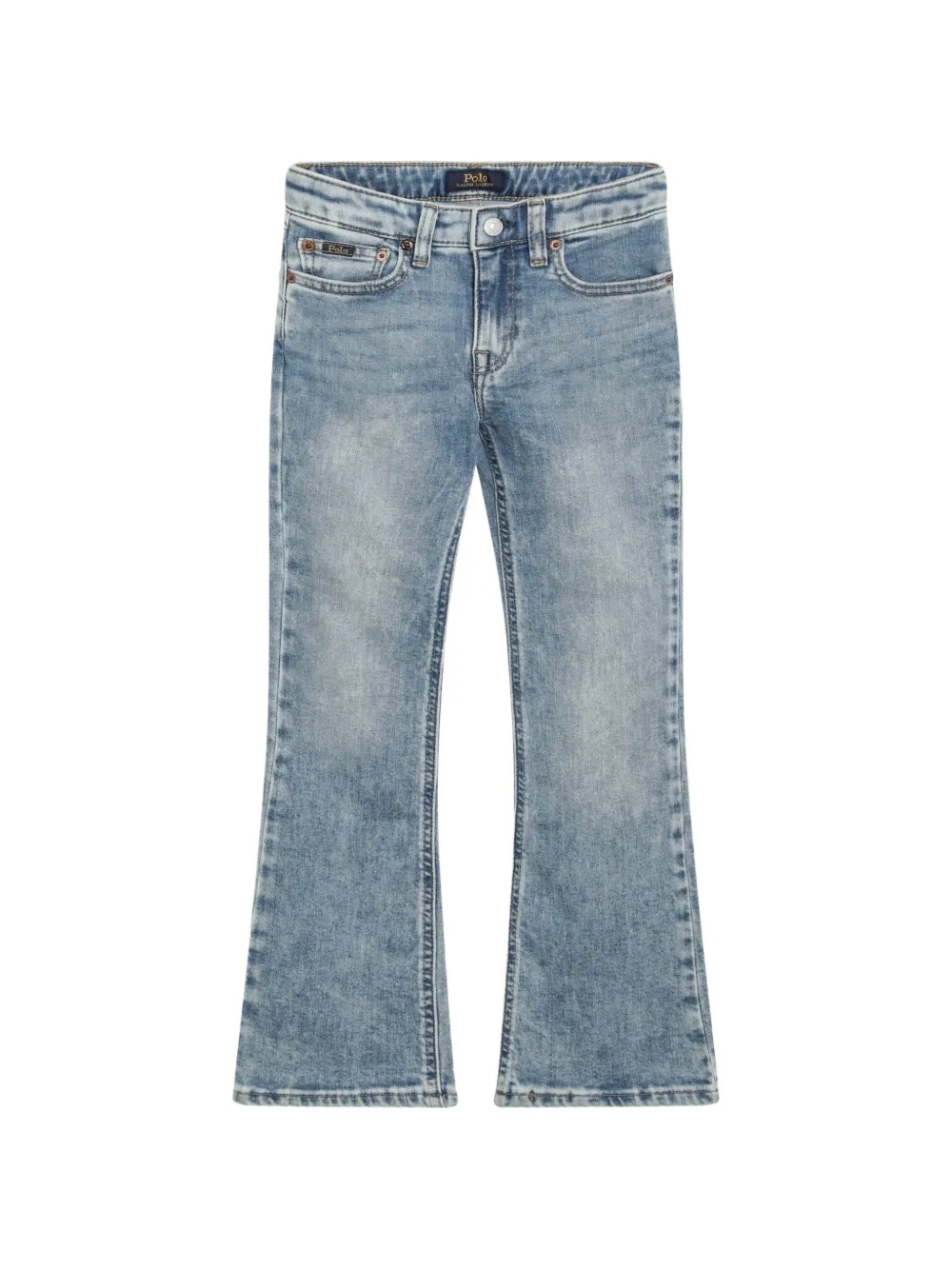 POLO RALPH LAUREN KIDS flare-cut denim jeans - Blu