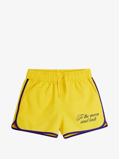 Mini Rodini To the Moon badeshorts med kontrastkant