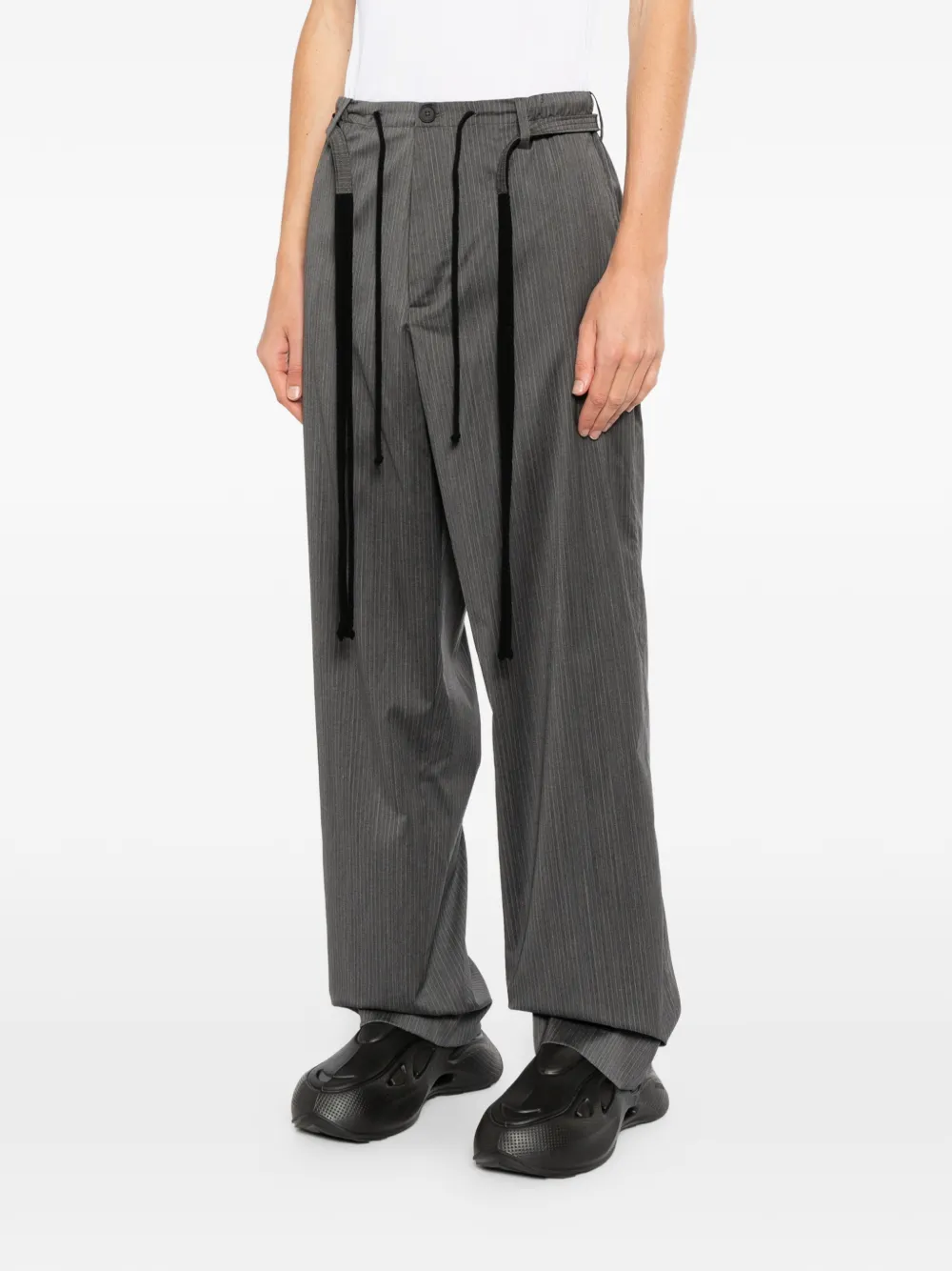 Craig Green Broek met krijtstreep Grijs