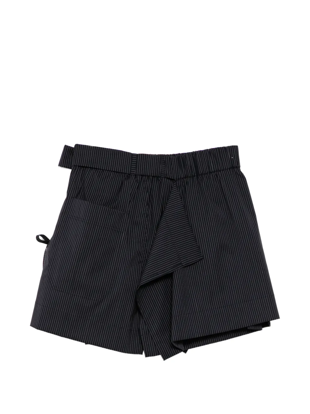 Craig Green Gelaagde shorts met krijtstreep Blauw