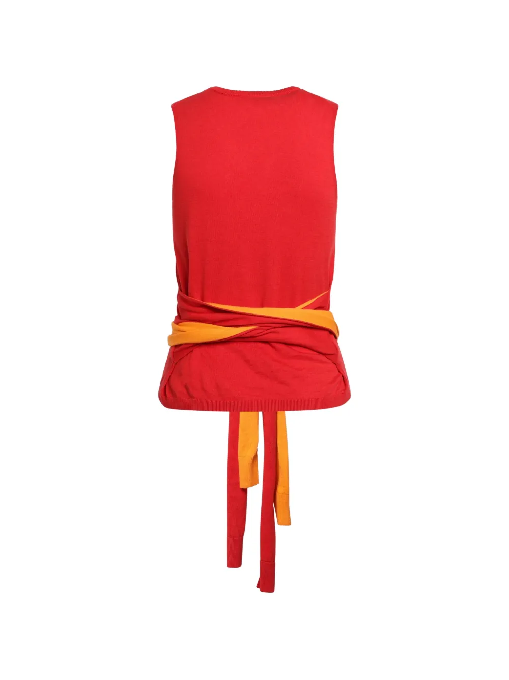 JW Anderson Tanktop met gestrikte taille Rood