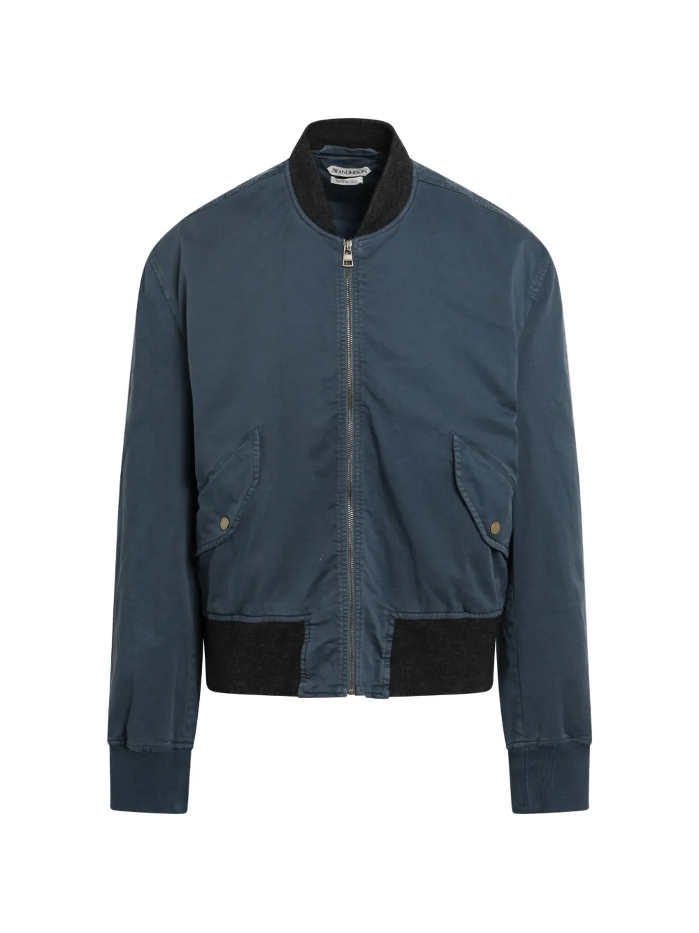 JW Anderson twill bomber jacket - Blau